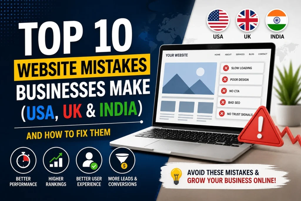 Website Mistakes Businesses Make And How To Fix Them